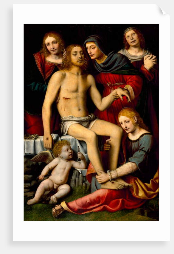 Lamentation over the Dead Christ, c.1512-20 by Bernardino Luini