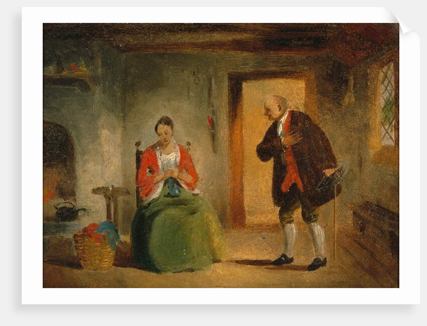 Interior Study, 1835-63 by Francis William Edmonds