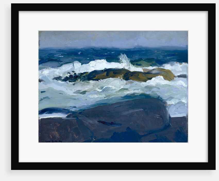 Rock Reef, Maine, 1913 by George Wesley Bellows