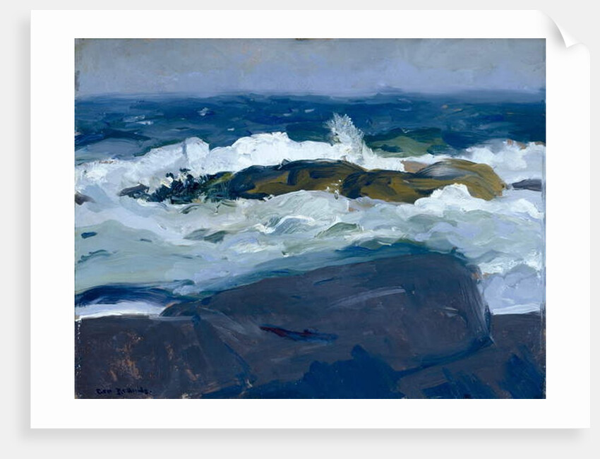 Rock Reef, Maine, 1913 by George Wesley Bellows