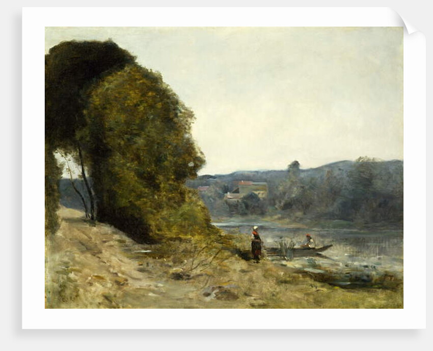 The Departure of the Boatman, 1870-72 by Jean Baptiste Camille Corot
