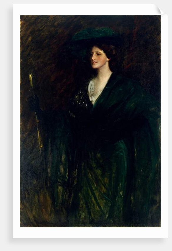 The Emerald Lady, c.1896-1900 by William Merritt Chase
