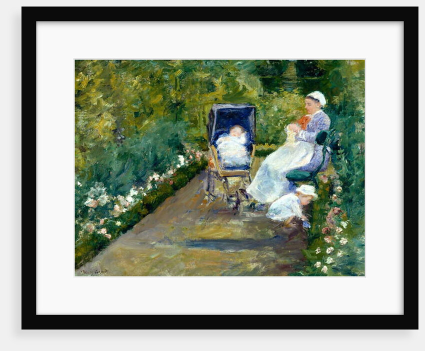 Children in a Garden, 1878 by Mary Stevenson Cassatt