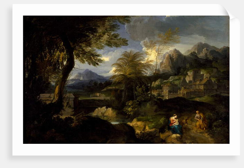 The Rest on the Flight into Egypt, 1670-1700 by European School