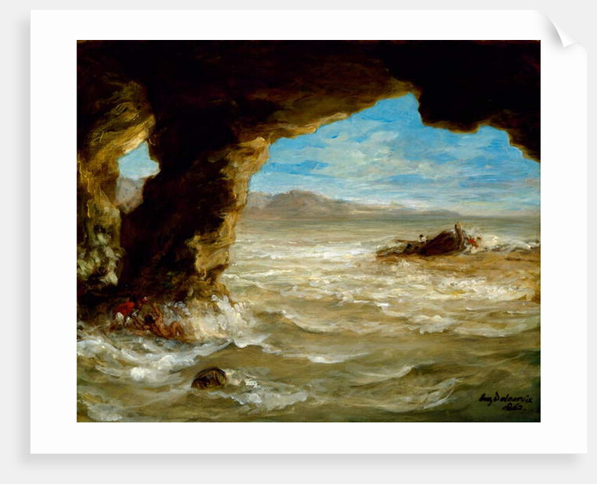 Shipwreck on the Coast, 1862 by Ferdinand Victor Eugene Delacroix