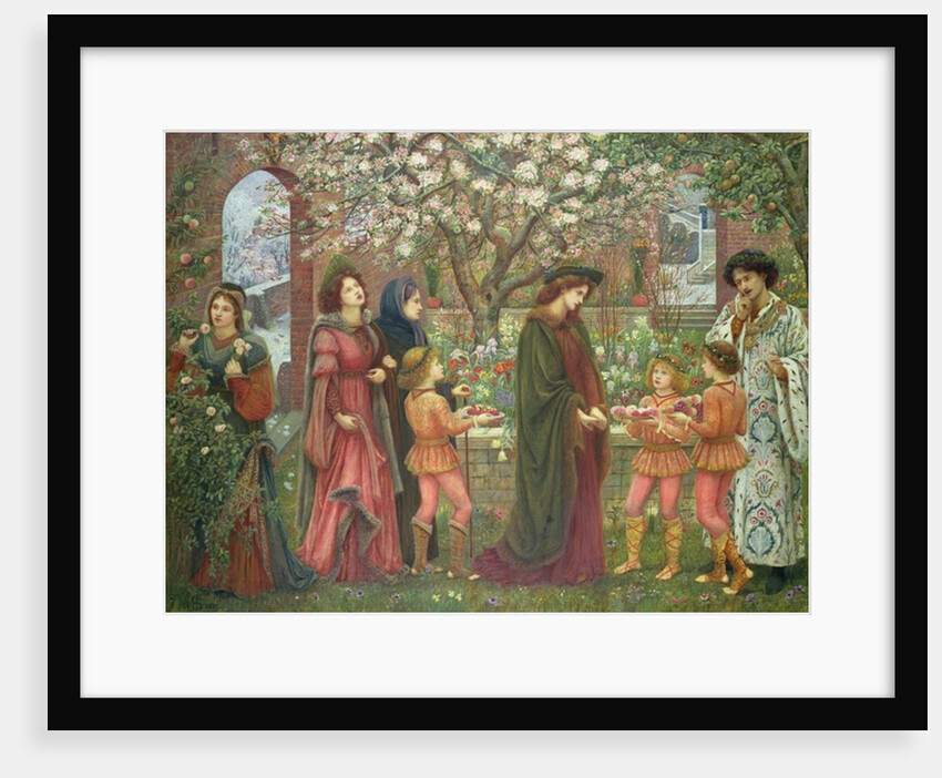 The Enchanted Garden of Messer Ansaldo, 1889 by Marie Spartali Stillman