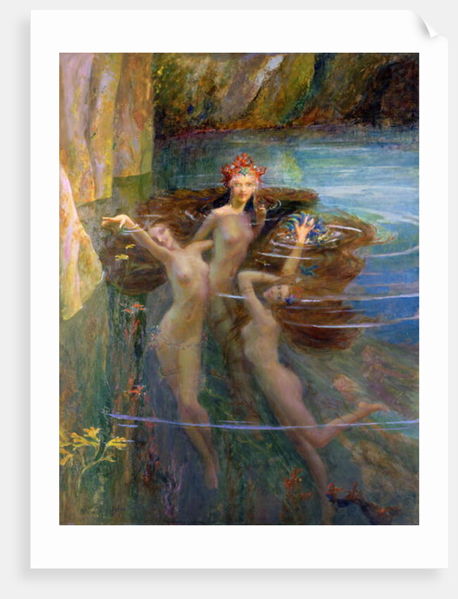 Water Nymphs, 1927 by Gaston Bussiere