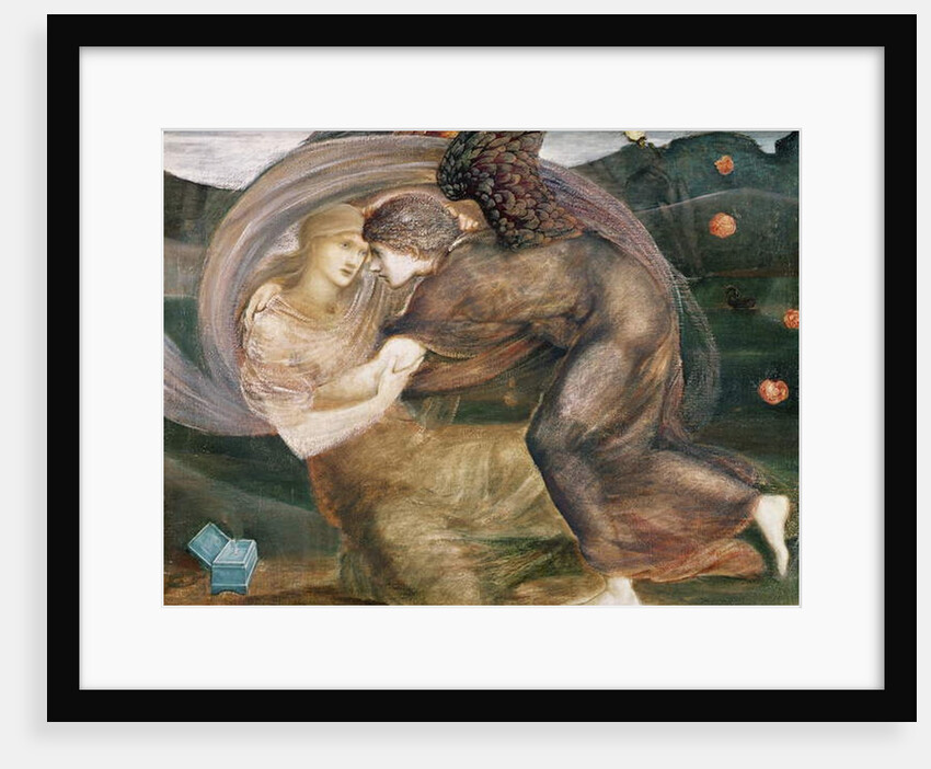 Cupid delivering Psyche by Edward Coley Burne-Jones