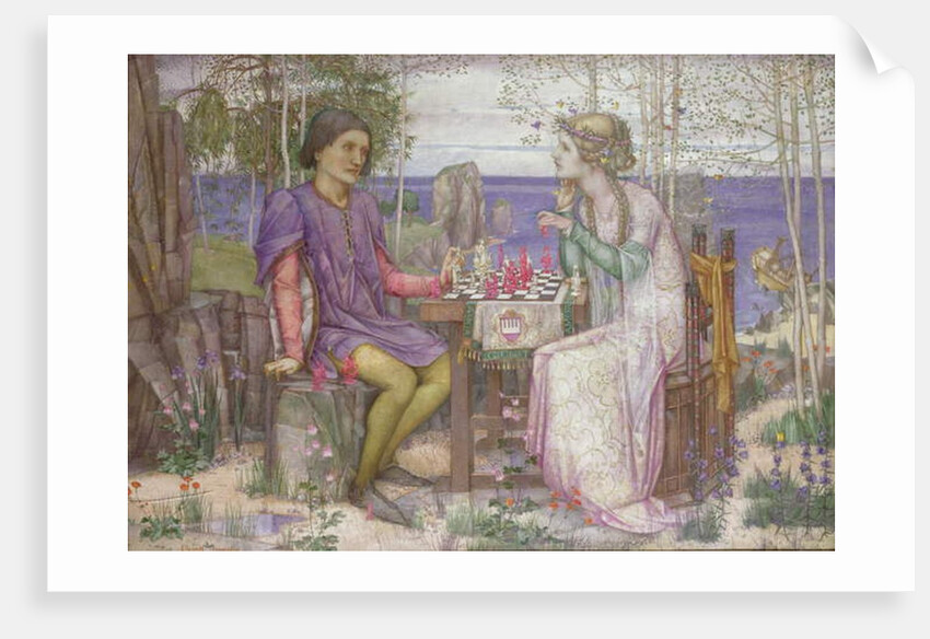 The Chess Game by Edward Reginald Frampton