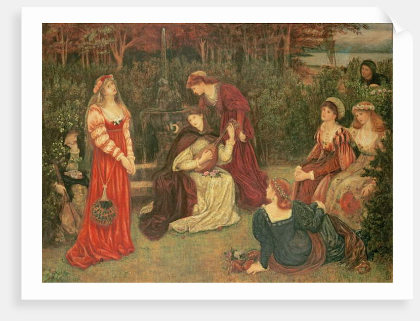 Fiammetta Singing, 1879 by Marie Spartali Stillman