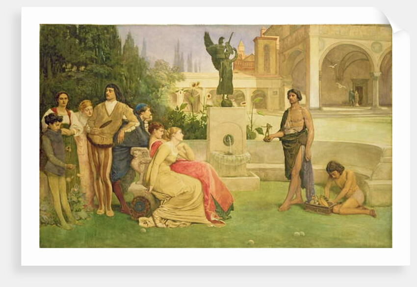 The Seller of Statuettes, 1874 by James Dromgole Linton