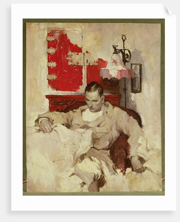 Reading in a Study by Walt Louderback