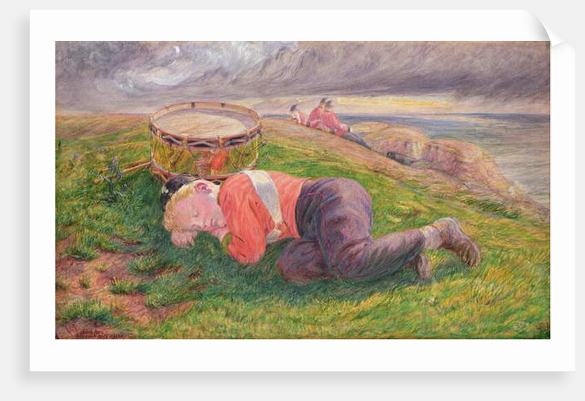 Sketch for 'The Drummer Boy's Dream' by Frederic James Shields