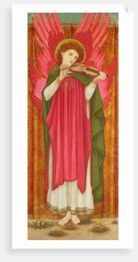 Angel Playing a Violin by John Roddam Spencer Stanhope