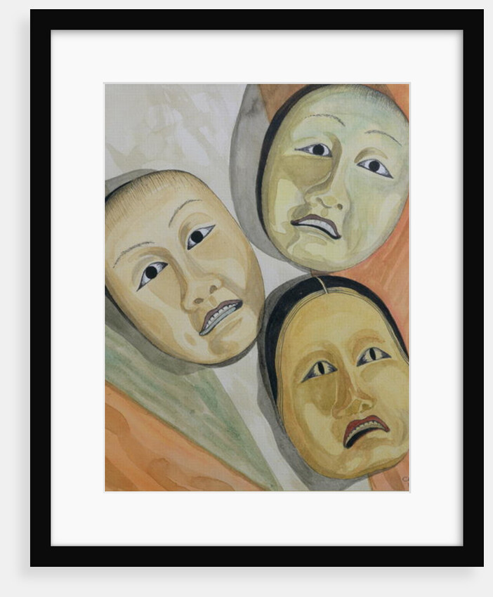 Oriental Masks by Carolyn Hubbard-Ford
