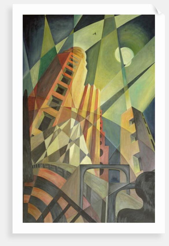 City in Shards of Light, 1998 by Carolyn Hubbard-Ford