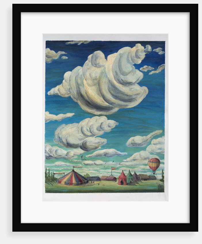 Big Clouds Over Circus Tents, 1992 by Carolyn Hubbard-Ford