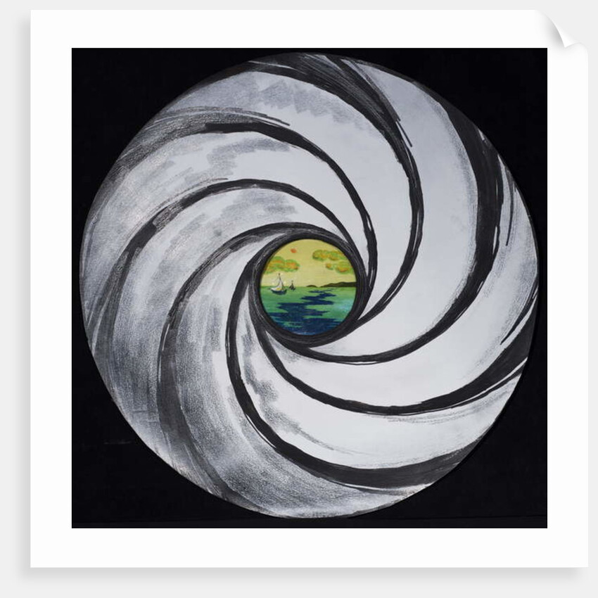 Lense Swirl with Sea and Clouds, 2005 by Carolyn Hubbard-Ford