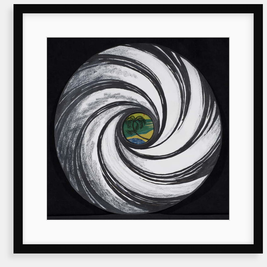 Lense Swirl with Palm Tree, 2005 by Carolyn Hubbard-Ford