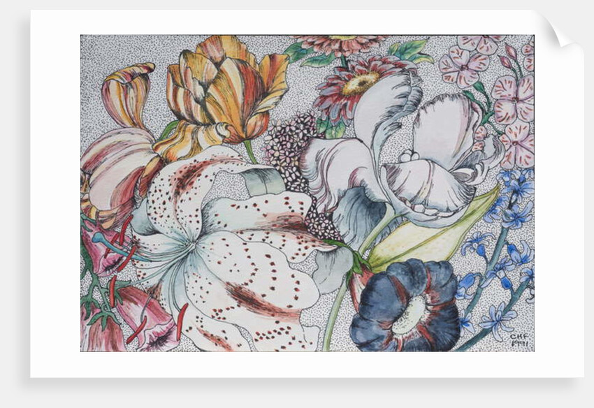 Jumbled Flowers, 1991 by Carolyn Hubbard-Ford