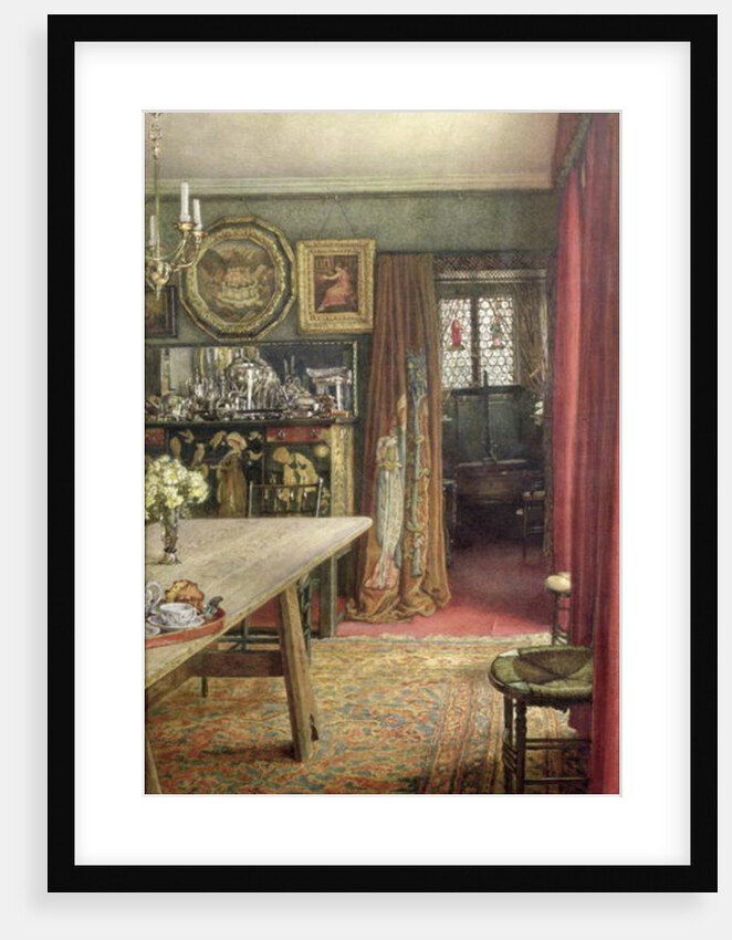Interior view of The Grange, North End Road, Fulham, home to Edward Burne-Jones by T. M. Rook