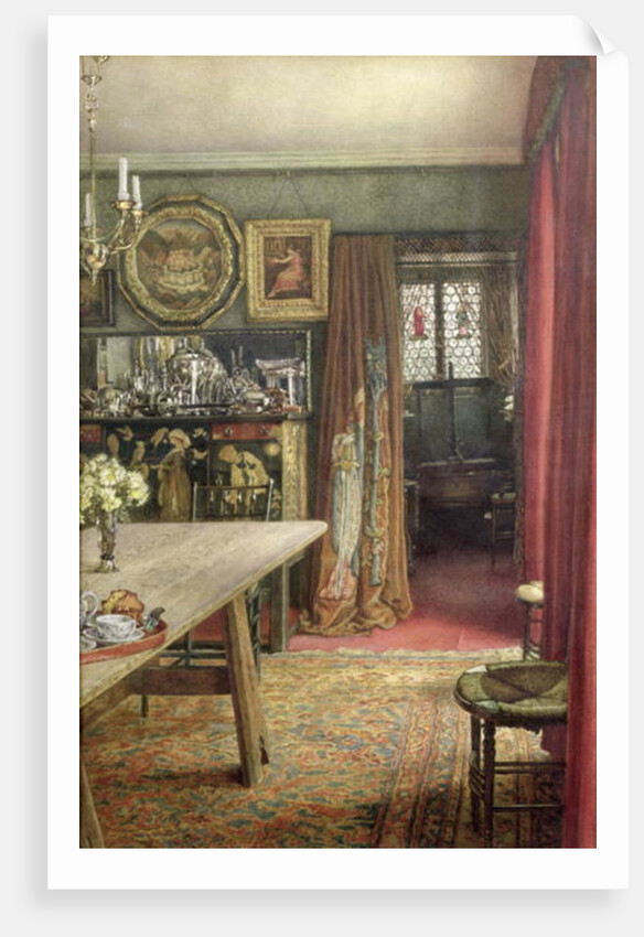 Interior view of The Grange, North End Road, Fulham, home to Edward Burne-Jones by T. M. Rook