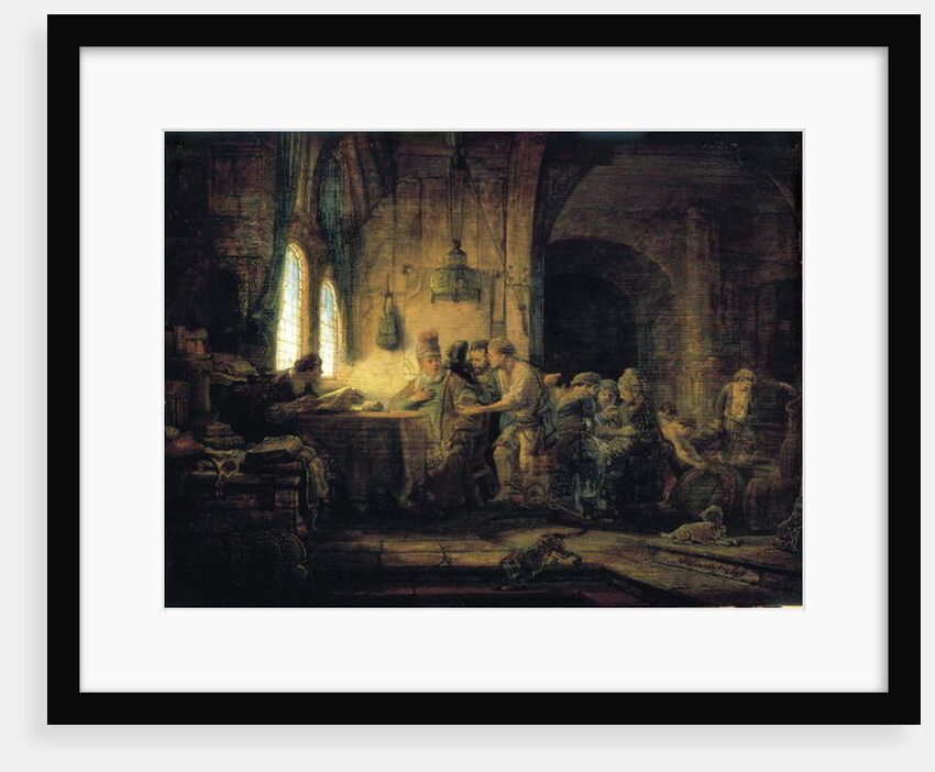 The Parable of the Labourers in the Vineyard - 1637 by Rembrandt Harmensz. van Rijn