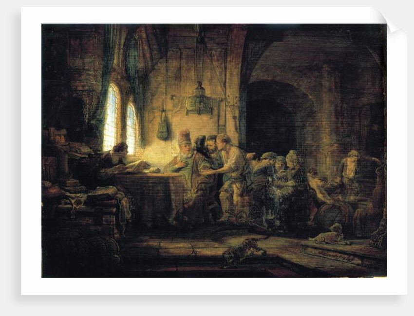 The Parable of the Labourers in the Vineyard - 1637 by Rembrandt Harmensz. van Rijn