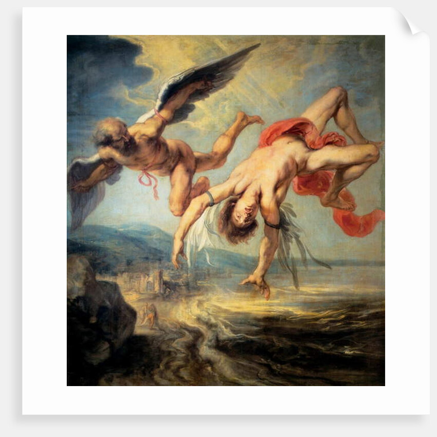 The fall of Icarus - 1636 by Jacob Peter Gowy