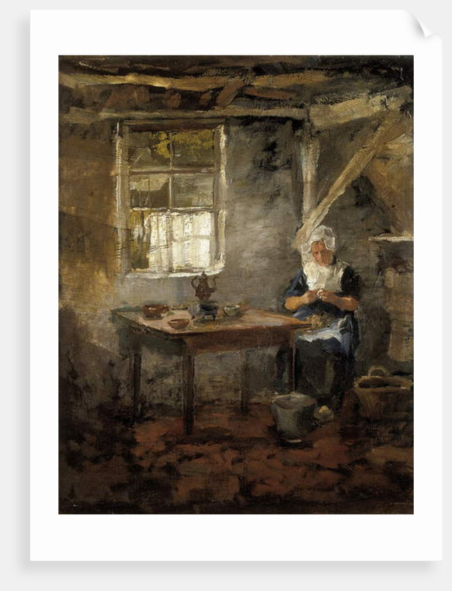 Woman in a Dutch interior , 1899 by Piet Mondrian