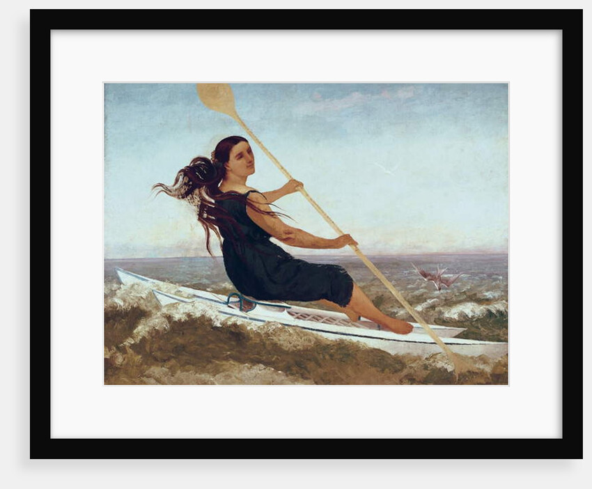 La dame au podoscaphe by Gustave Courbet