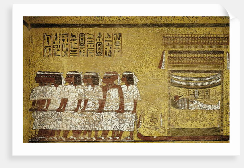 Louxor Thebes - valley of Kings, Deir al Bahri - tumb of Toutankhamon, 18th dynasty by Egyptian Egyptian