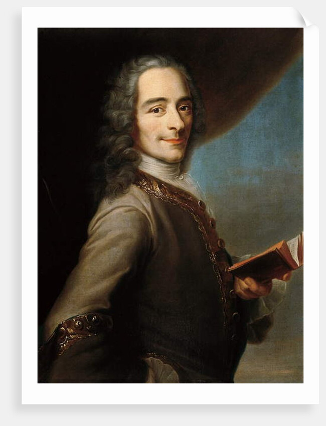 Francois-Marie Arouet de Voltaire called Voltaire by Maurice Quentin de la Tour