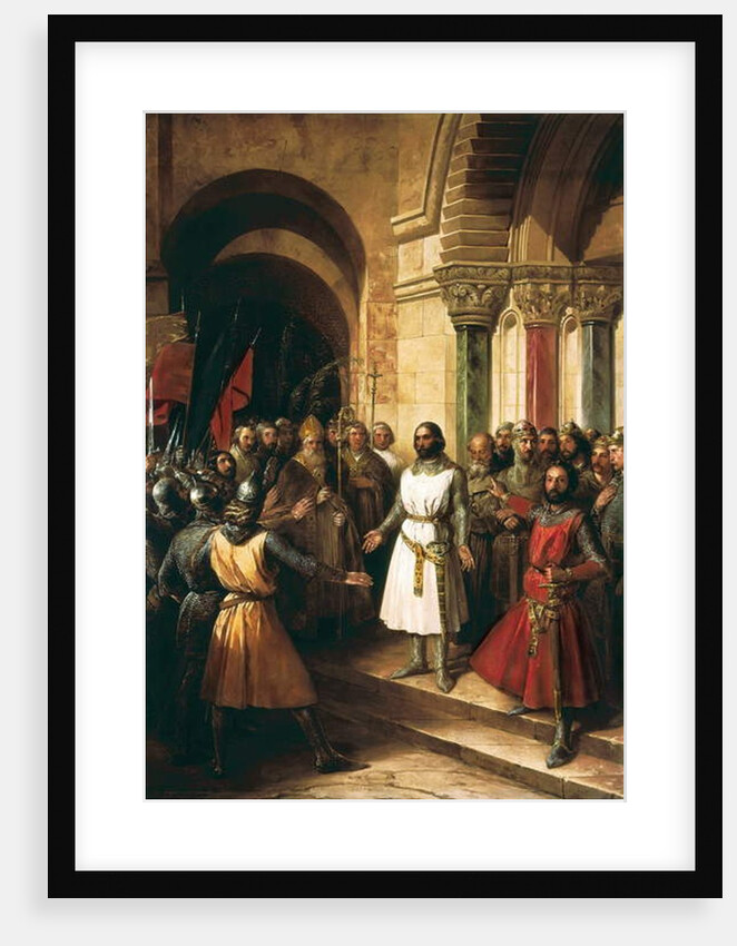 Godefroy de Bouillon elected King of Jerusalem the 23 july 1099 - 1839 by Federico de Madrazo y Kuntz