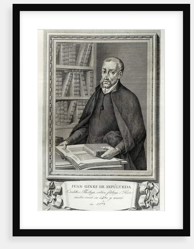 Portrait of the Spanish humanist and religious Juan Gines de Sepulveda by Spanish School