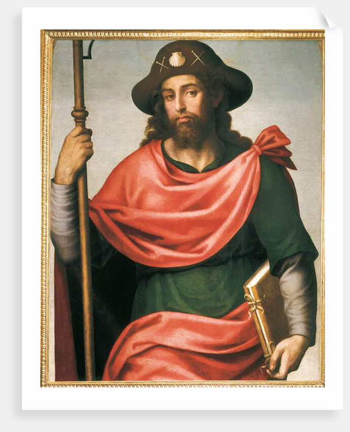 Portrait of St James of Compostela by Spanish School