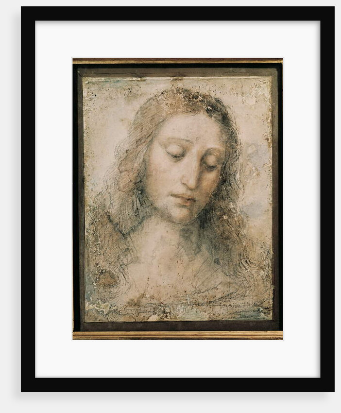 Tete du Christ redempteur by Leonardo da Vinci
