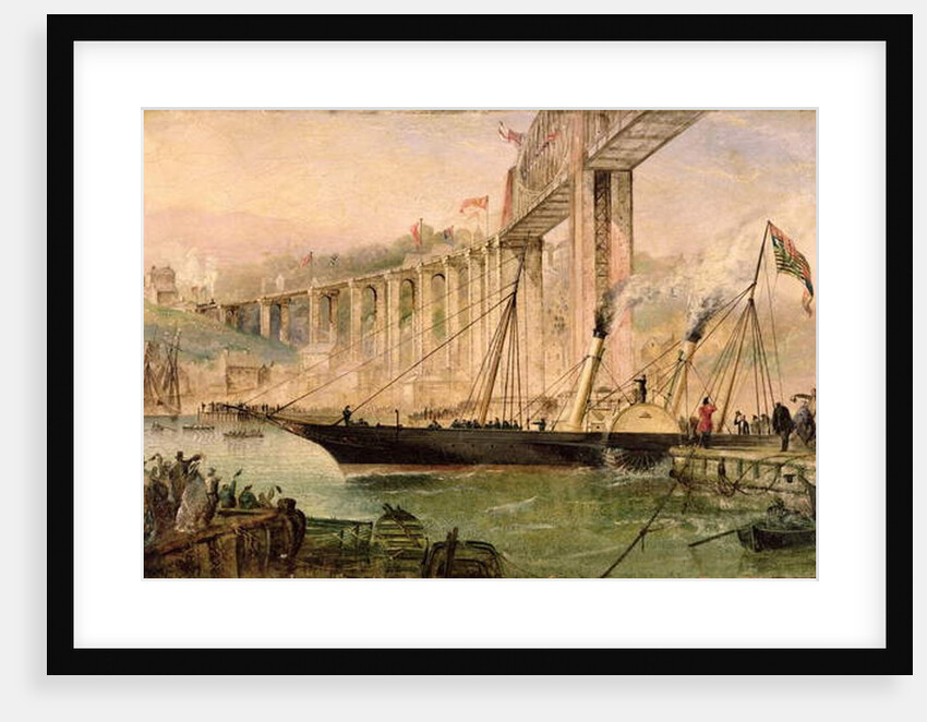 The Opening of the Saltash Bridge by Prince Albert, 2nd May 1859, c.1859 by Thomas Valentine Robins