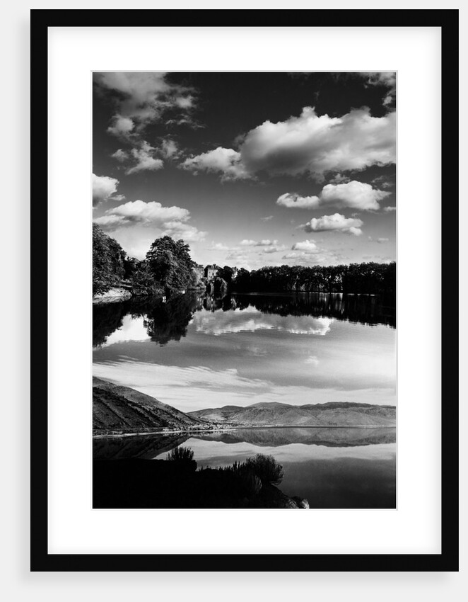 Landscape with lake by Hag Hag