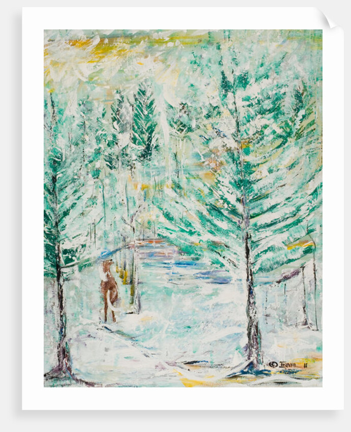 Snowy Woods, 2011 by Ikahl Beckford