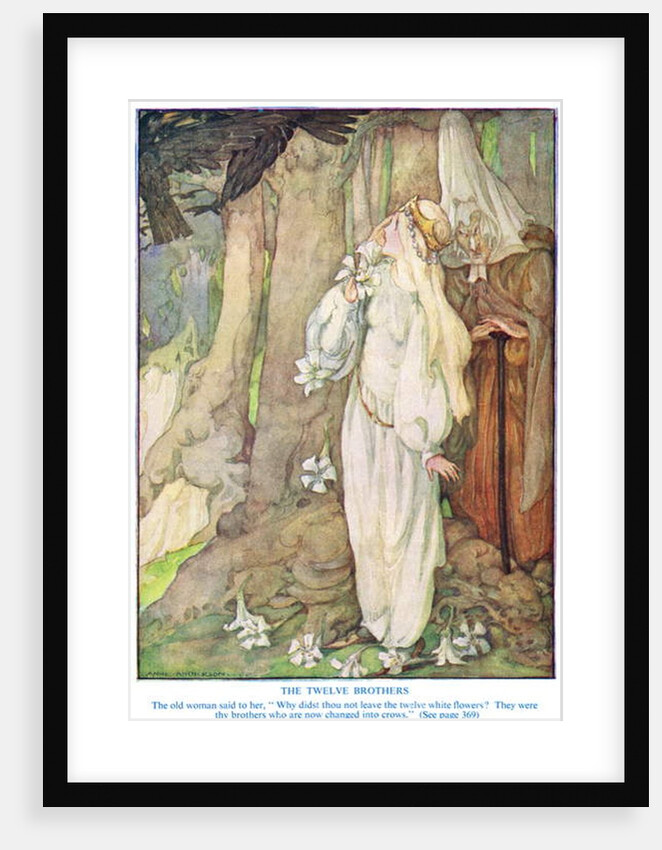 Illustration from 'The Twelve Brothers' by the Grimm Brothers by Anne Anderson