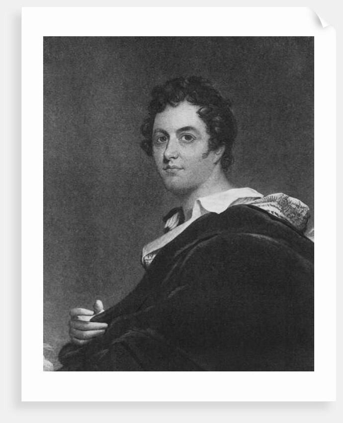 Portrait of George Gordon, 6th Lord Byron of Rochdale by English School