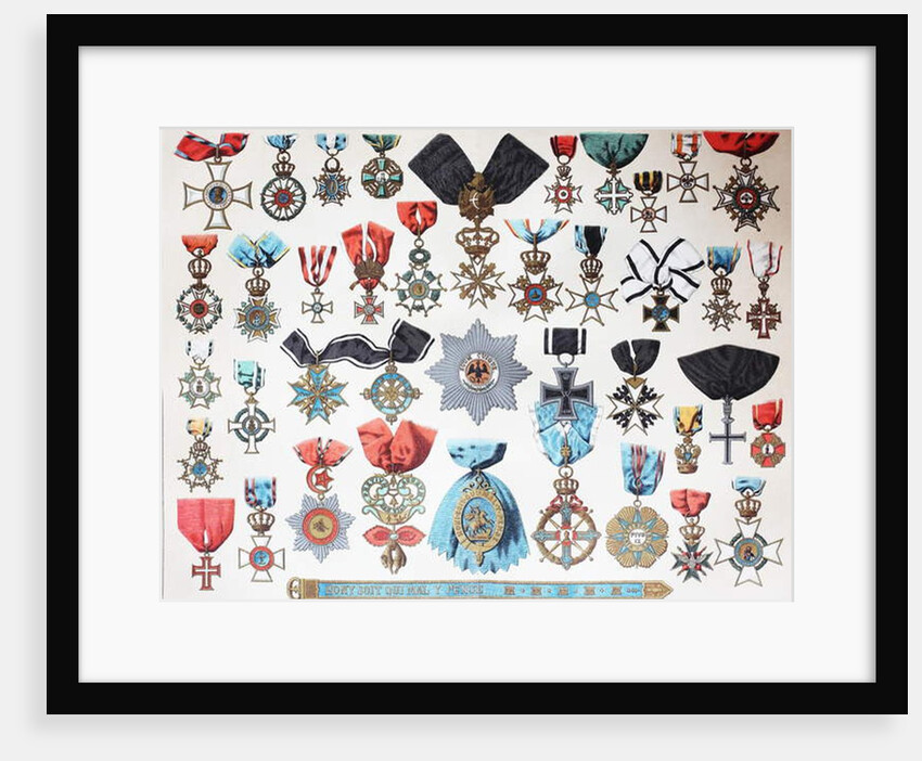The most important orders and decorations, state award by Unknown Artist