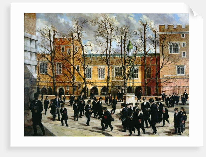 The Burning Bush at the top of Common Lane, overlooking New Schools, Eton College, c.1935 by English School