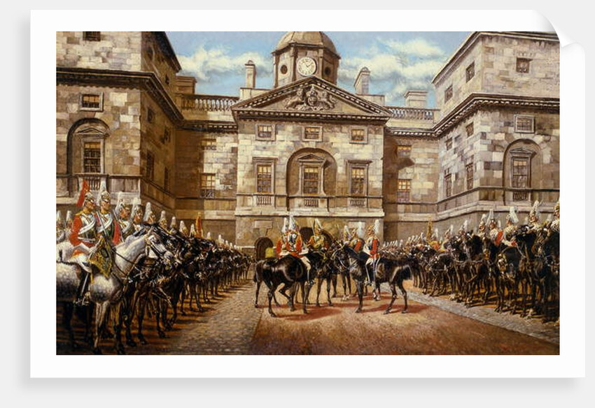 The Guard Mounting: The Horse Guards at Whitehall by Harry and Arthur Charles Payne