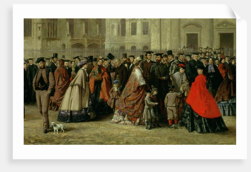 Degree Morning at Cambridge in 1863 by Robert Farren