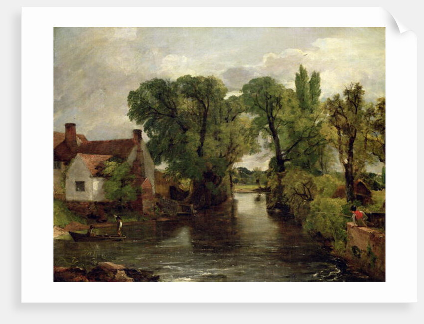 The Mill Stream, 1814-15 by John Constable