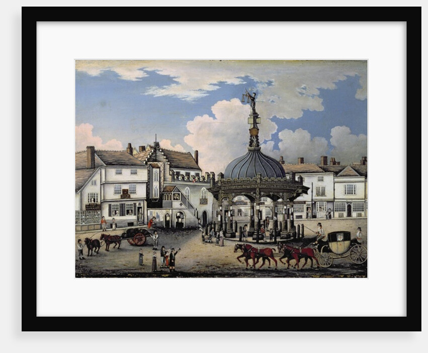 The Cornhill, Ipswich, c.1800 by English School