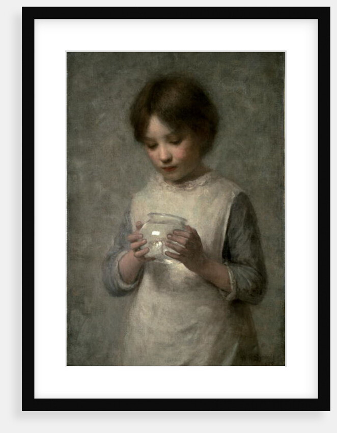 Girl with a Silver Fish, 1889 by William Robert Symonds