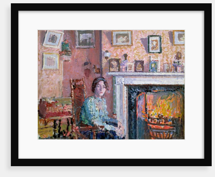 Interior, Mornington Crescent, 1910 by Spencer Frederick Gore